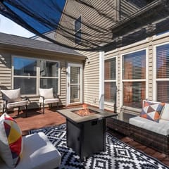 Fire Table Deck · 9 Min to Easton · Sleeps 8