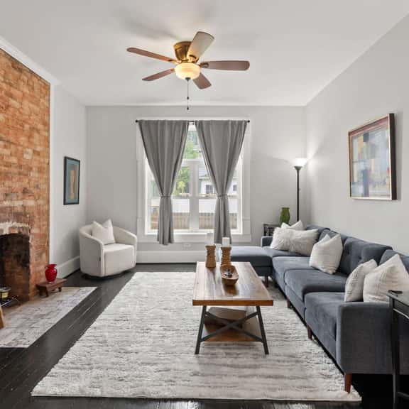 Modern 3BR Home - FirePit + Grill - Sleeps 9 - Image 1