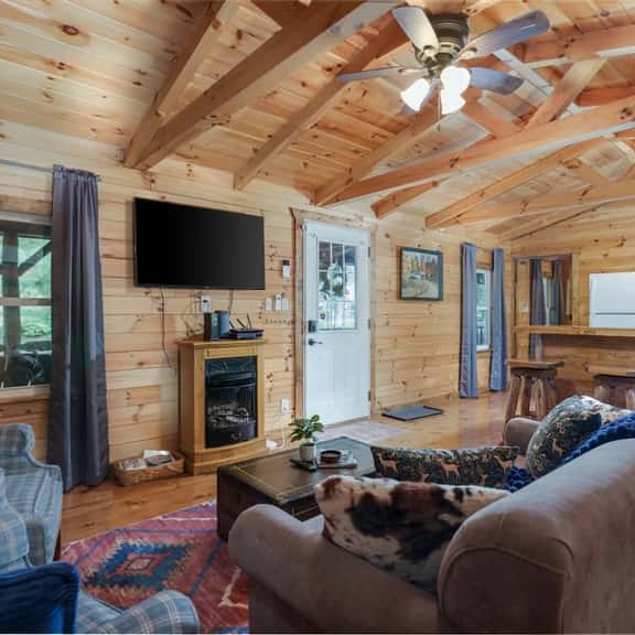 Two Cabins|Sleeps 12| Hot Tubs| Games| Fire Pits - Image 1