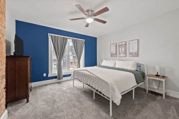 Modern 3BR Home - FirePit + Grill - Sleeps 9 - Image 5